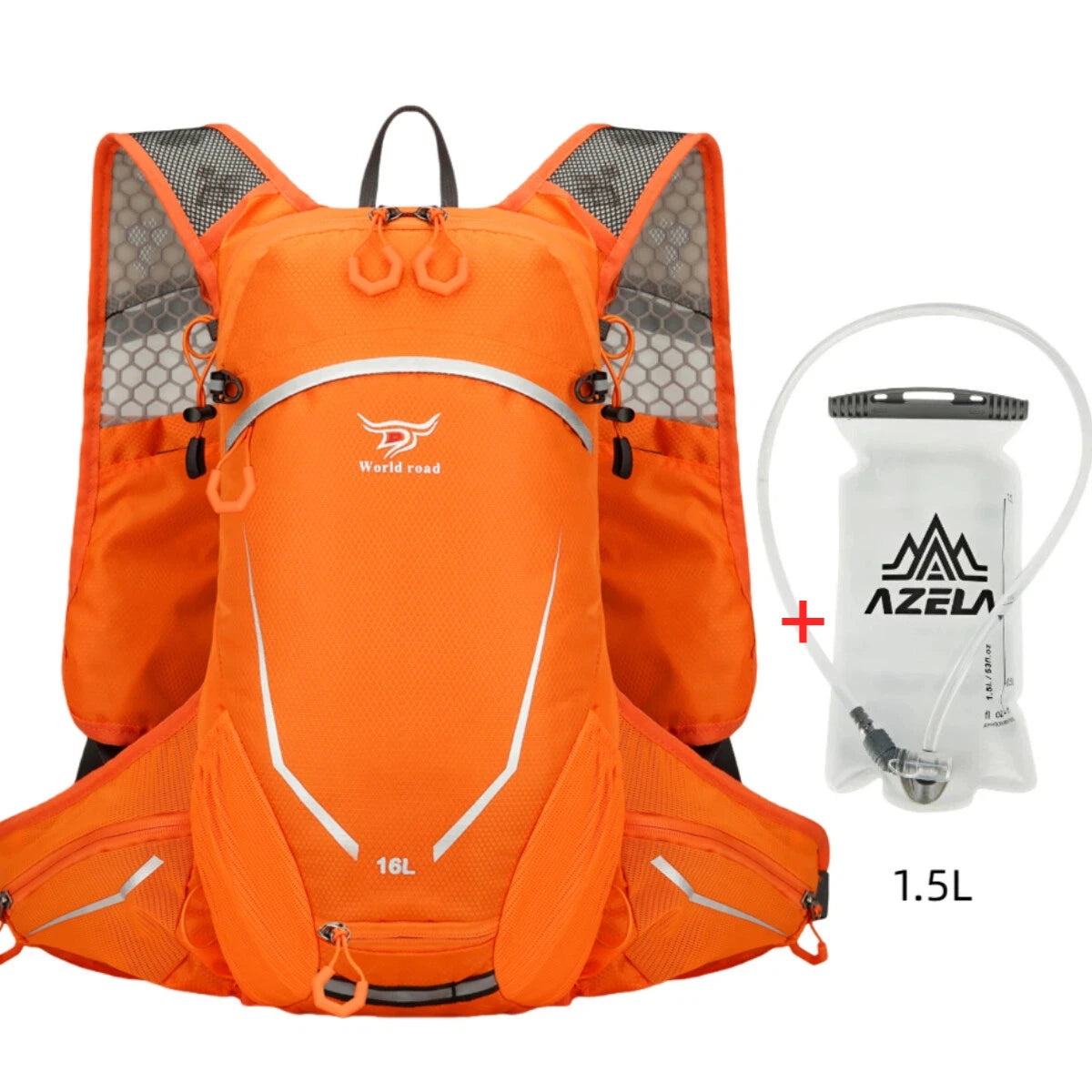 Mountaineering backpack 16 liters men's and women's outdoor sports bag waterproof camping hiking rain