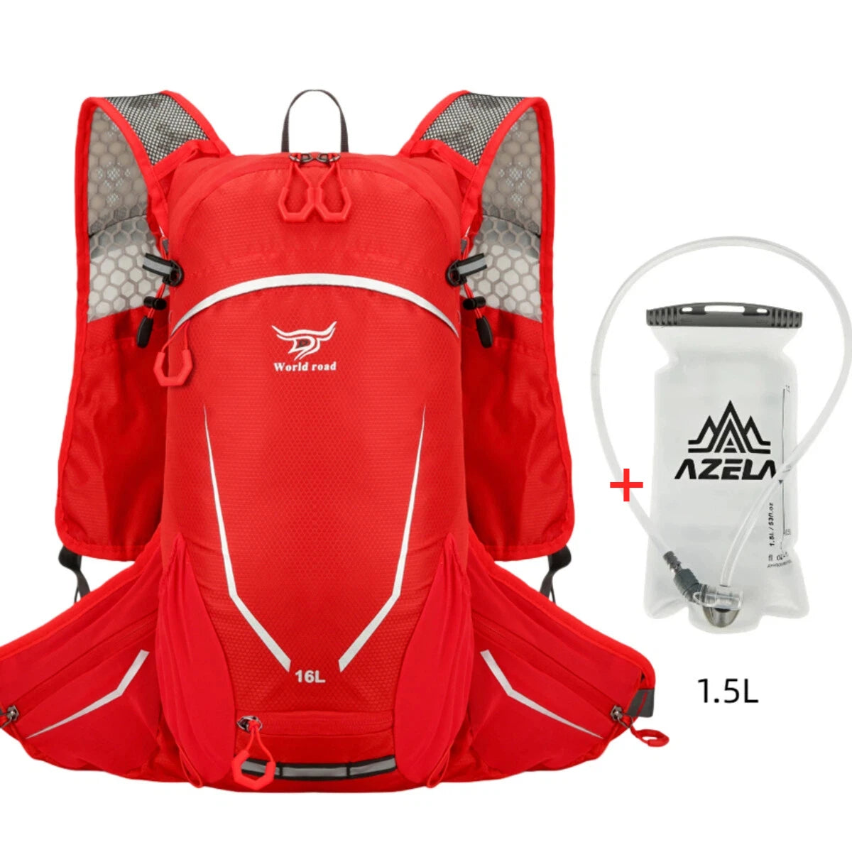 Mountaineering backpack 16 liters men's and women's outdoor sports bag waterproof camping hiking rain