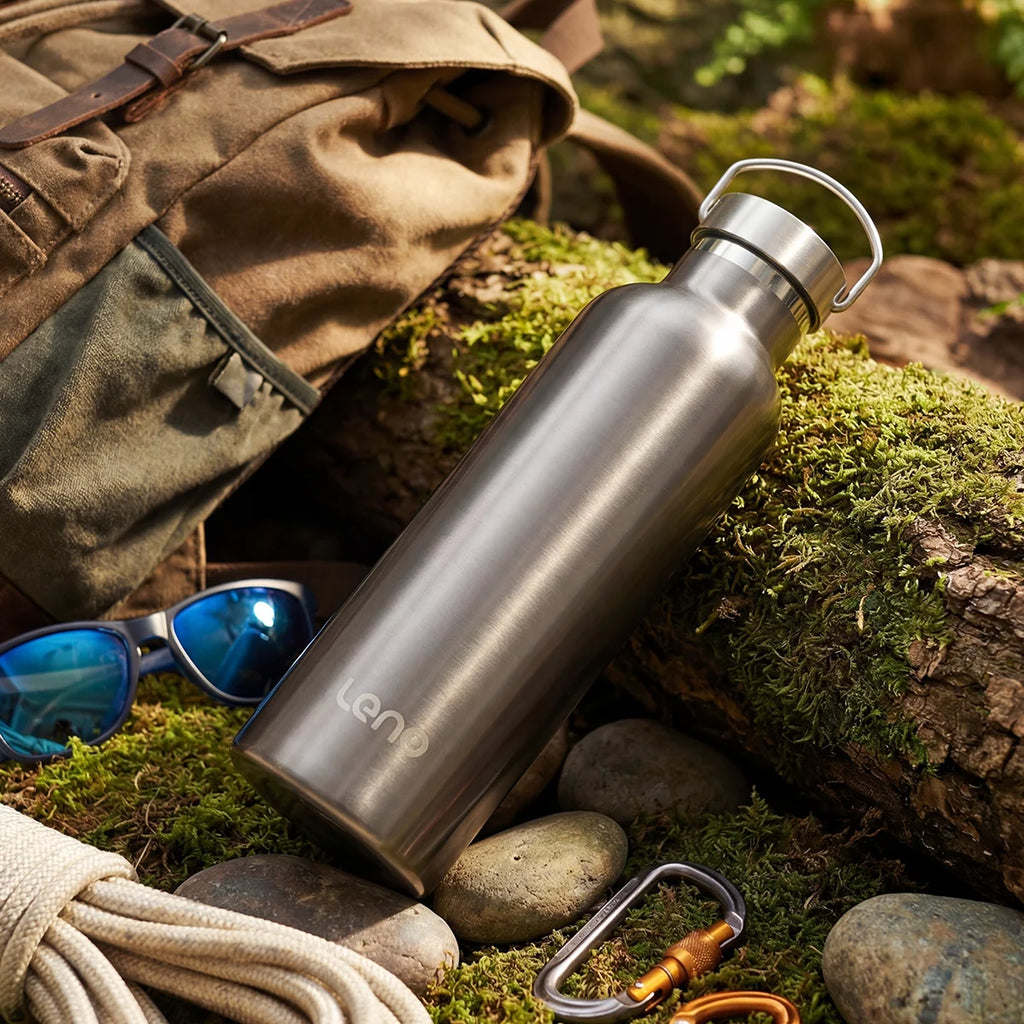 Sports Bottles Stainless steel Water Bottle Outdoor Camping Antibacterial Insulated Cup Tourism Cycling Hiking Thermo