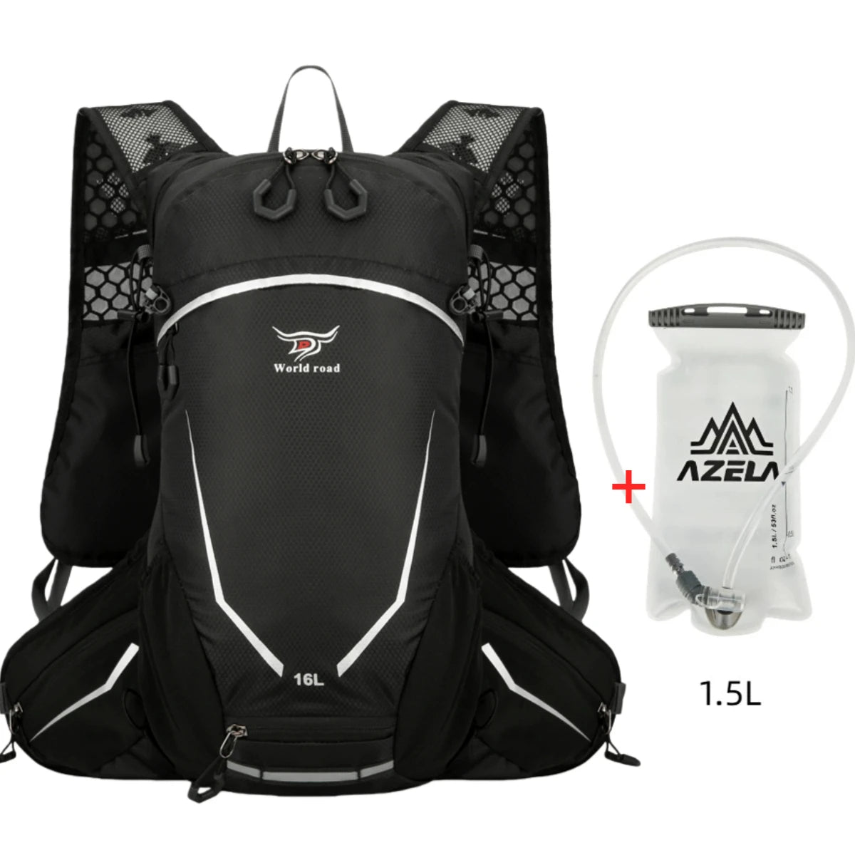Mountaineering backpack 16 liters men's and women's outdoor sports bag waterproof camping hiking rain