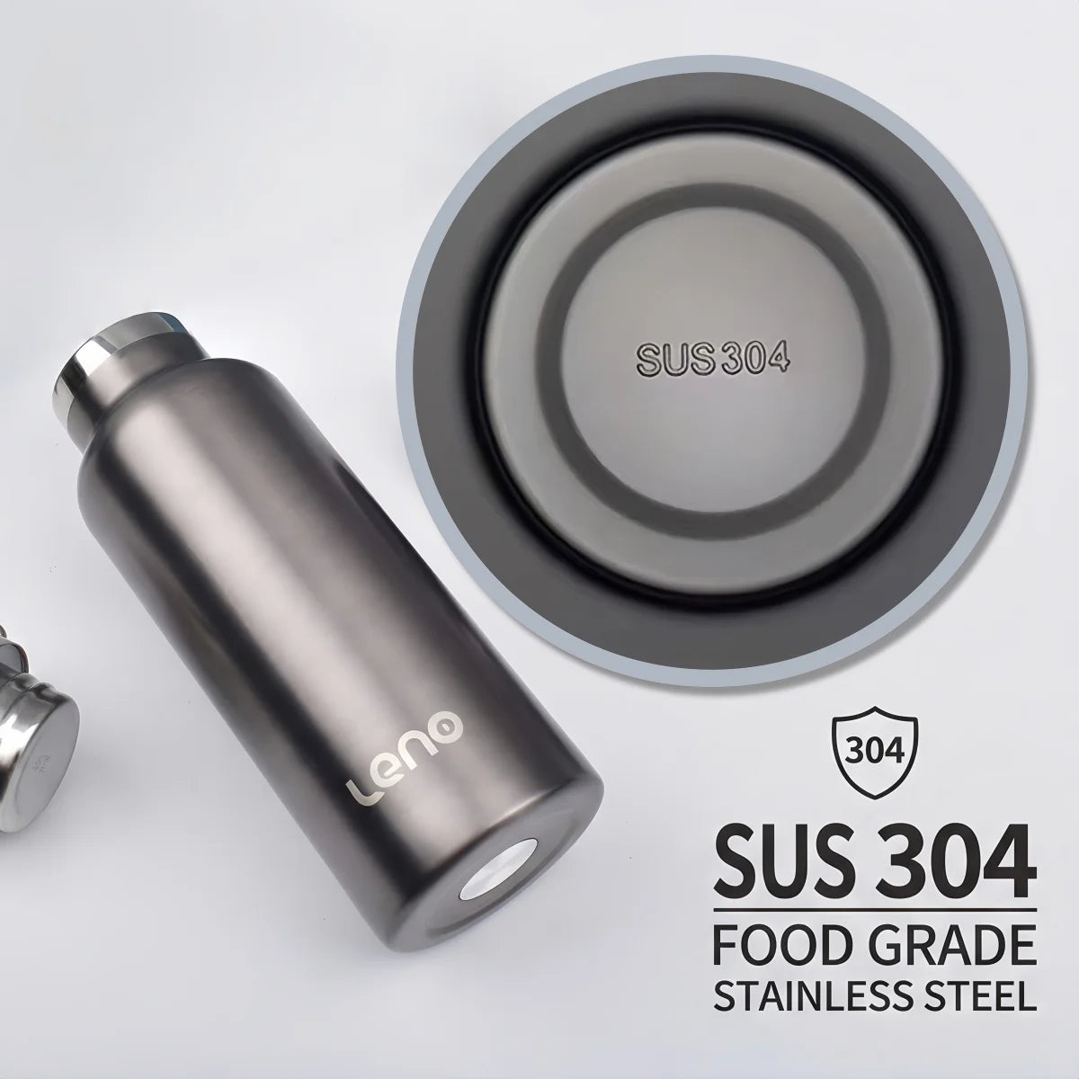 Sports Bottles Stainless steel Water Bottle Outdoor Camping Antibacterial Insulated Cup Tourism Cycling Hiking Thermo