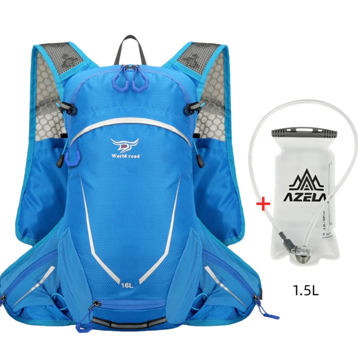 Mountaineering backpack 16 liters men's and women's outdoor sports bag waterproof camping hiking rain