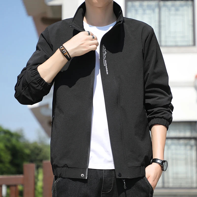 New Windbreaker Hiking Jackets Men Motorcycle Military Clothing Waterproof Man Hooded Jacket Camping Outdoor Men's Trekking Coat