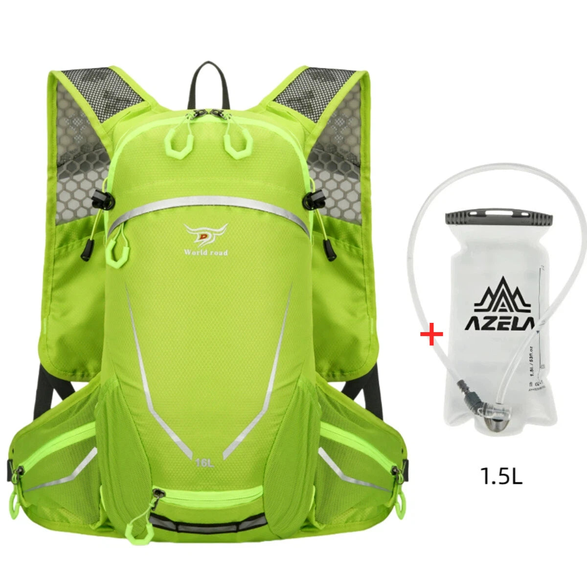 Mountaineering backpack 16 liters men's and women's outdoor sports bag waterproof camping hiking rain